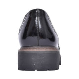 Ladies 2-23718 Laced Brogue Shoe In Black