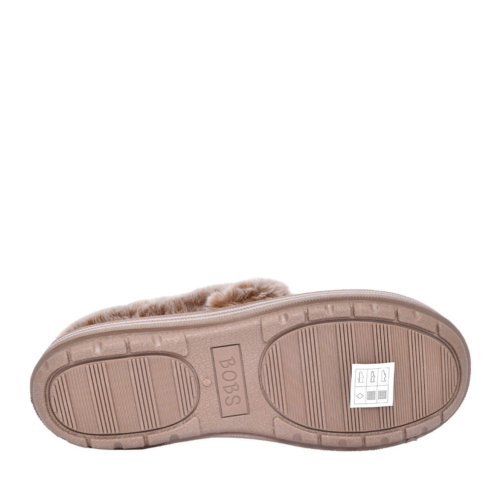 Ladies 33347 Too Cozy Chic Cat Slipper In Multi-colour