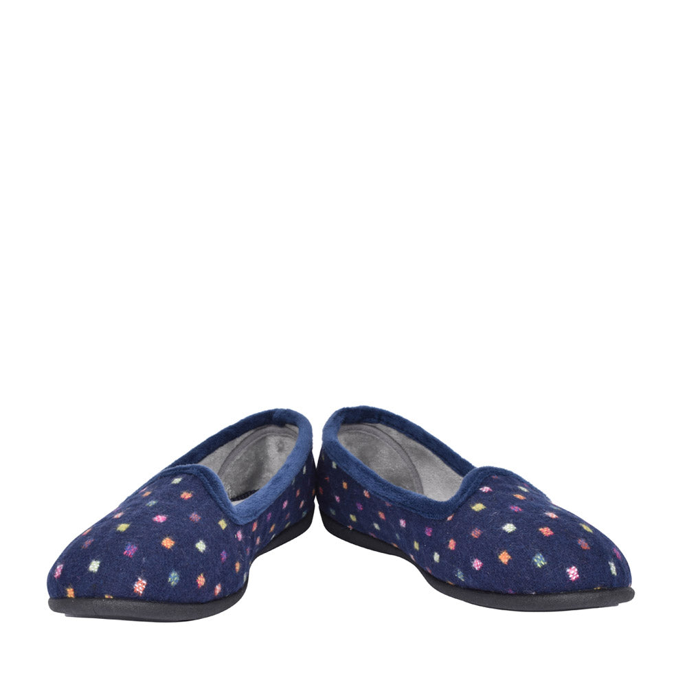Ladies 3274 Albertine Pump Slipper In Navy
