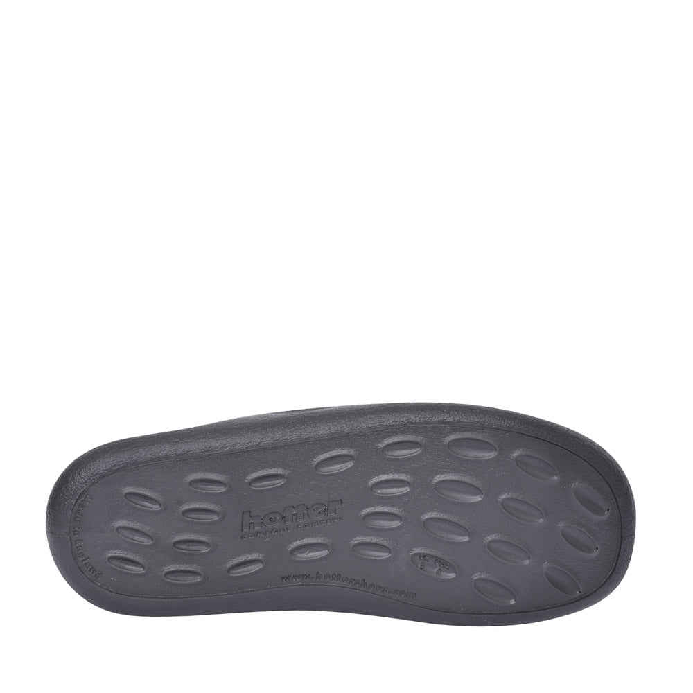 Mens Relax Std Fit Velcro Slipper In Navy