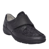 Ladies 607k31 Kya Velcro Shoe In Black
