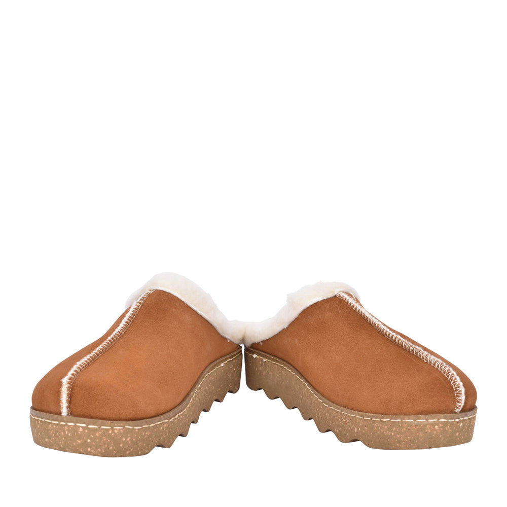 Ladies 6125 Foggia Mule Slipper In Tan