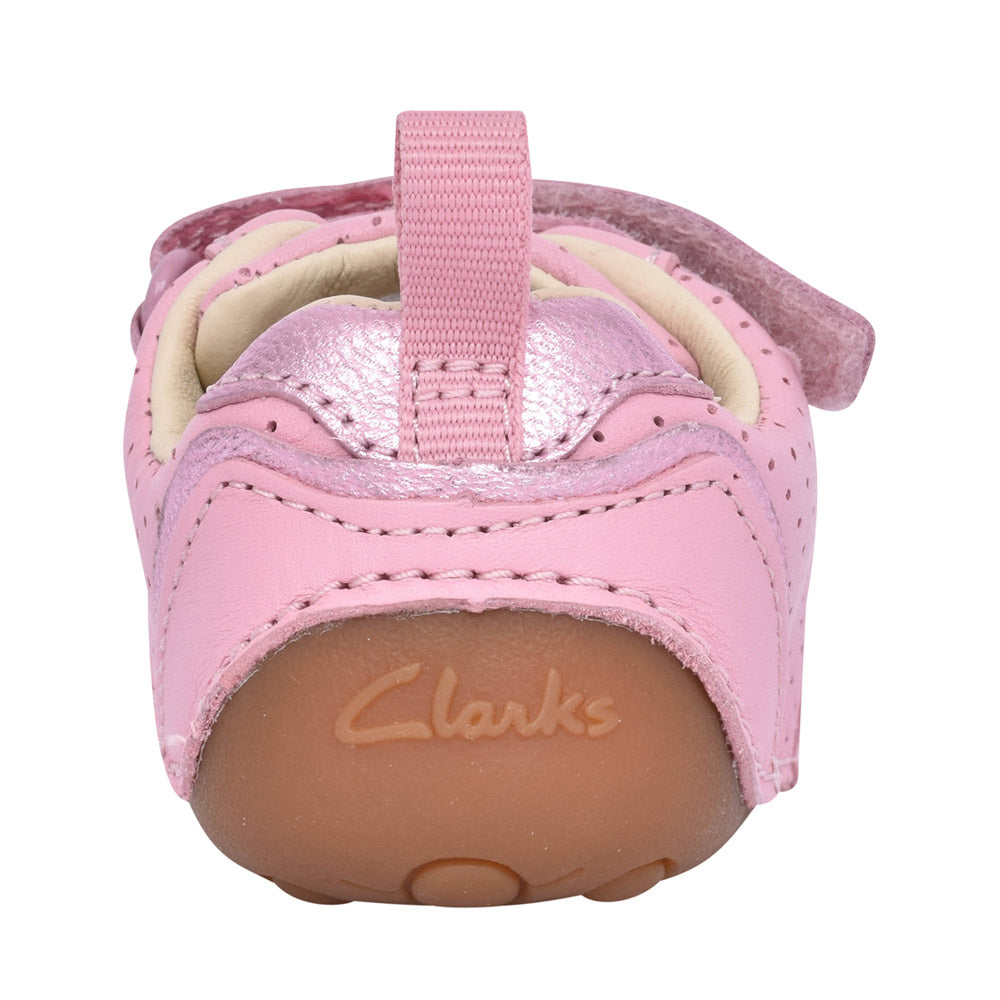 Girls Tiny Sky Light Pink Leather Shoe In Kids G Fit