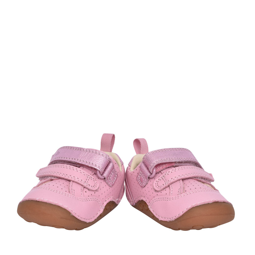 Girls Tiny Sky Light Pink Leather Shoe In Kids H Fit