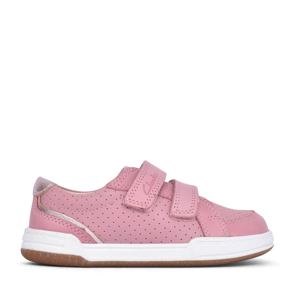 Girls Fawn Solo Light Pink Leather Shoe In Kids G Fit