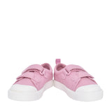 Girls City Bright Pink Canvas Shoe In Kids G Fit