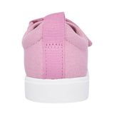 Girls City Vibe Pink Canvas Shoe In Kids F Fit