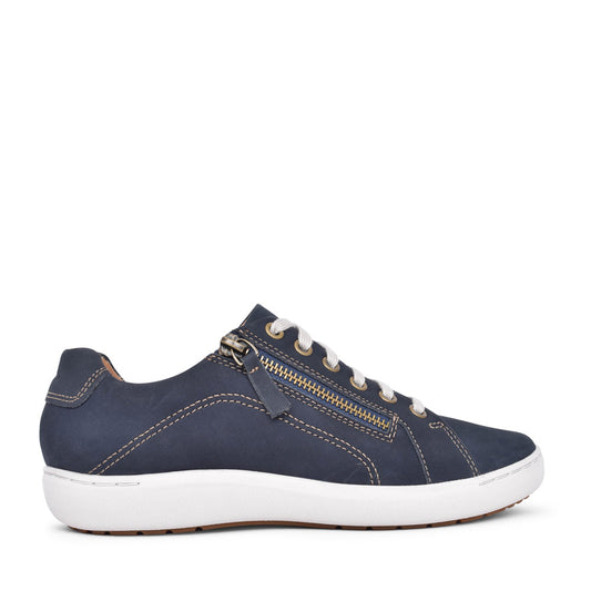 Ladies Nalle Lace Nubuck D Fit Shoe In Navy