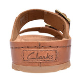 Ladies Brookleigh Sun Leather D-fit Mule In Dark Tan
