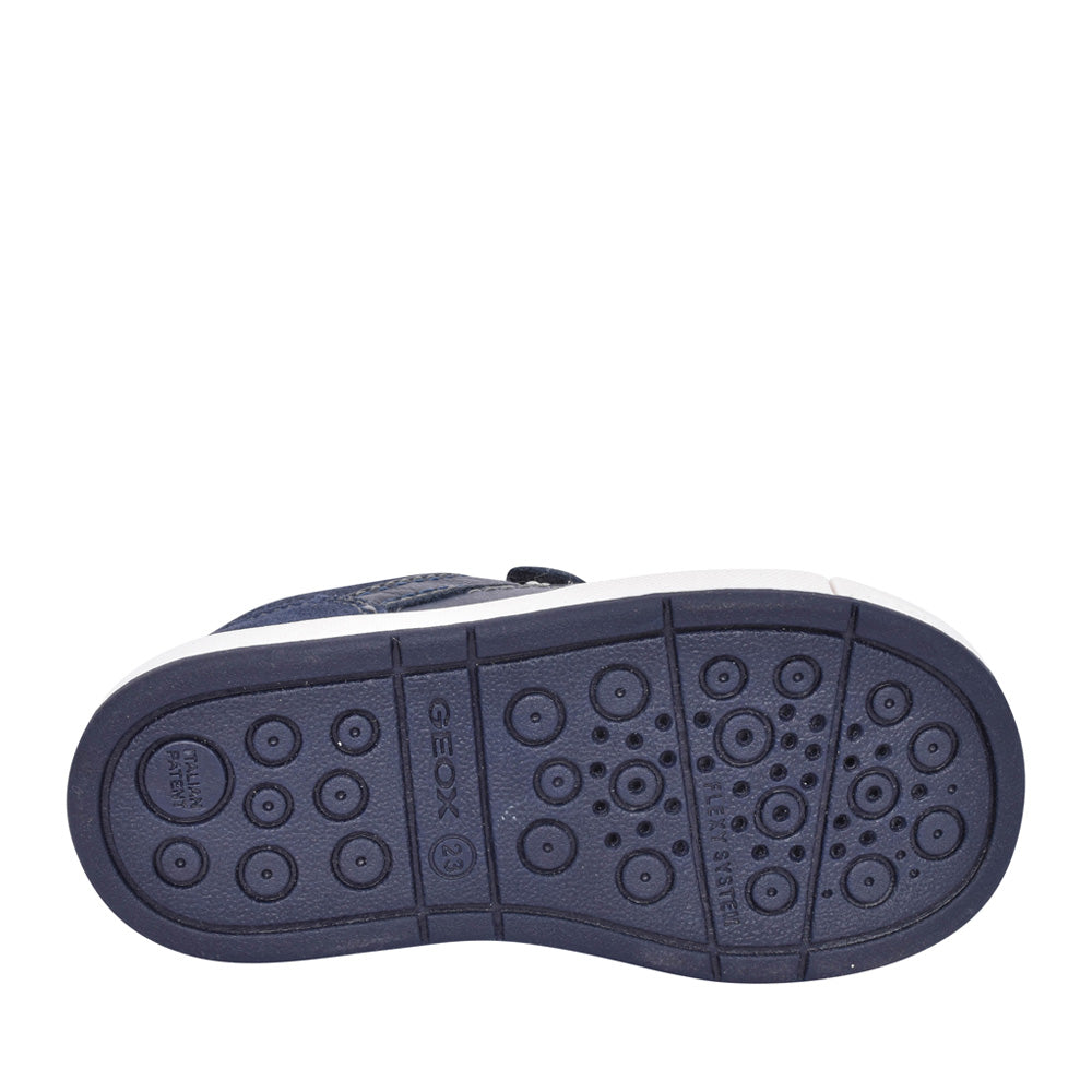 Boys B2543a Trottola Velcro Shoe In Navy