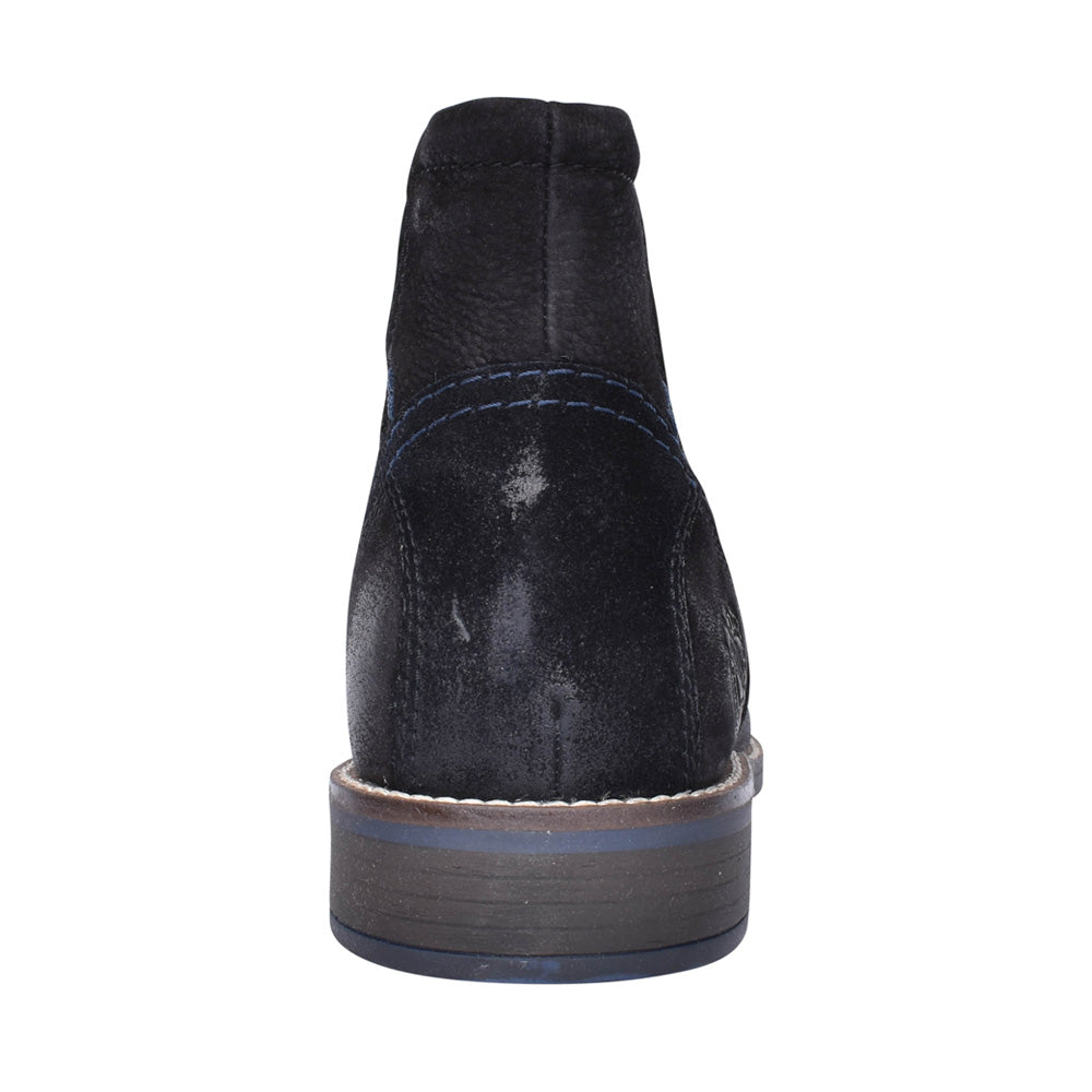 Mens Santos Slip On Ankle Boot In Black