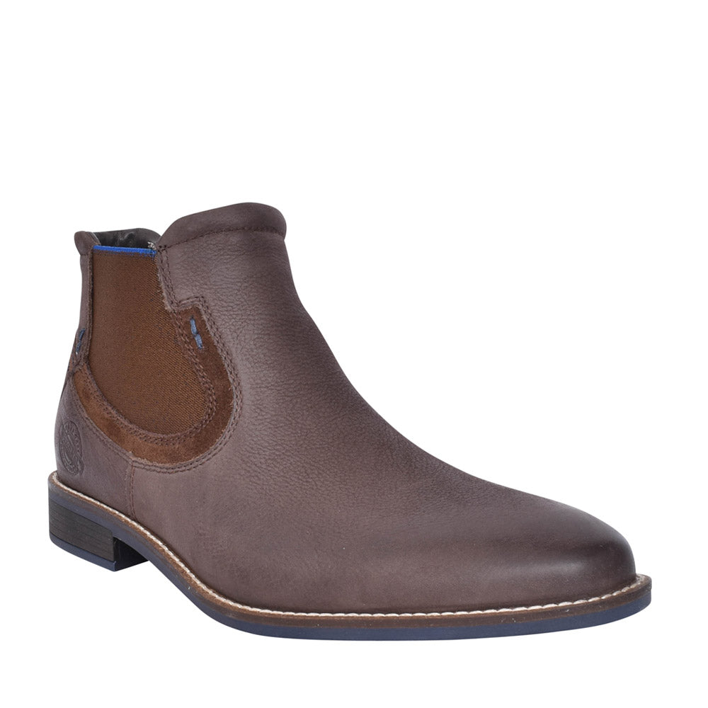 Santos 4722 Slip On Ankle Boot In Dark Brown