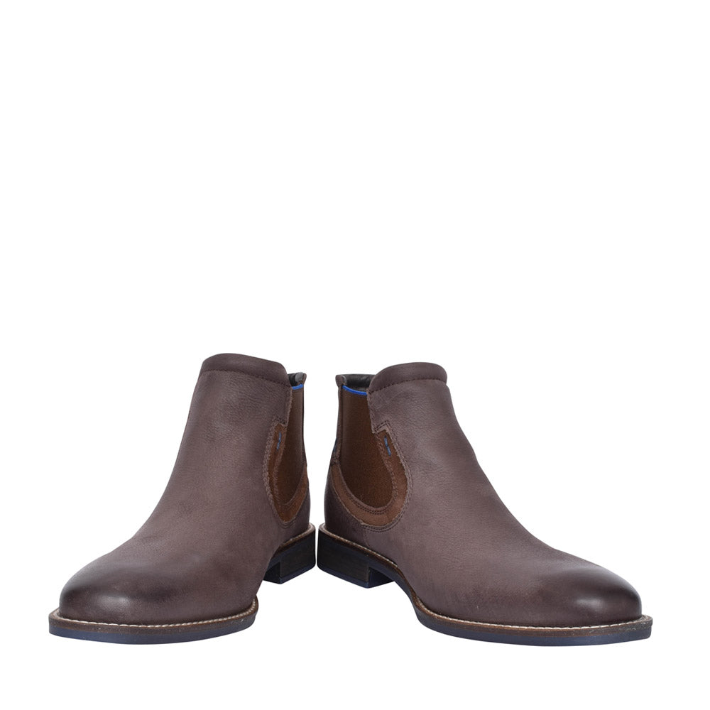 Santos 4722 Slip On Ankle Boot In Dark Brown