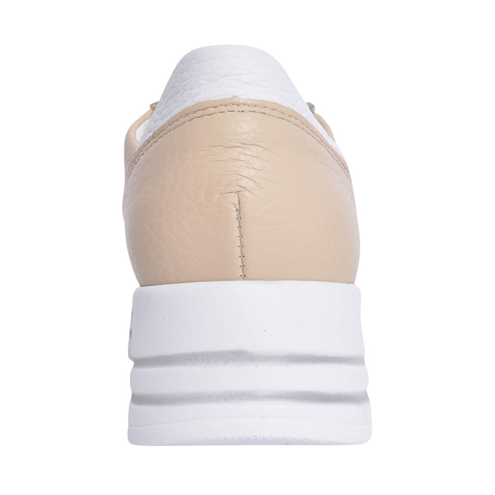 Ladies 758009 H-lana Laced Trainer In Beige