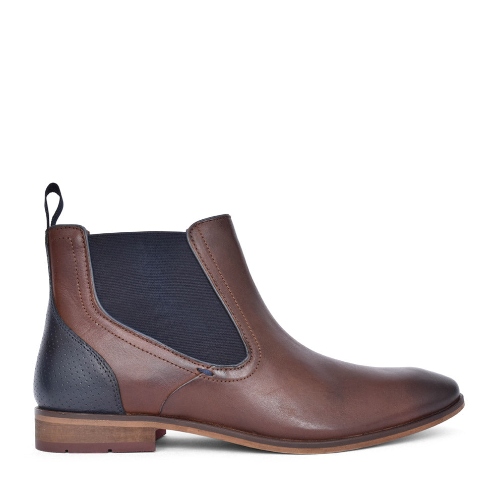 Men's Phoenix Slip On Ankle Boot In Brown