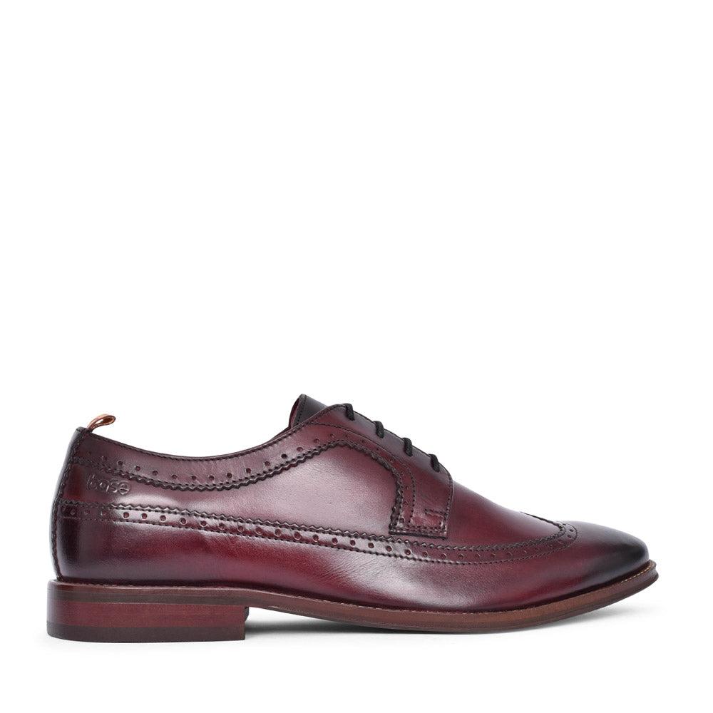 Mens Havisham Laced Shoe In Burgandy