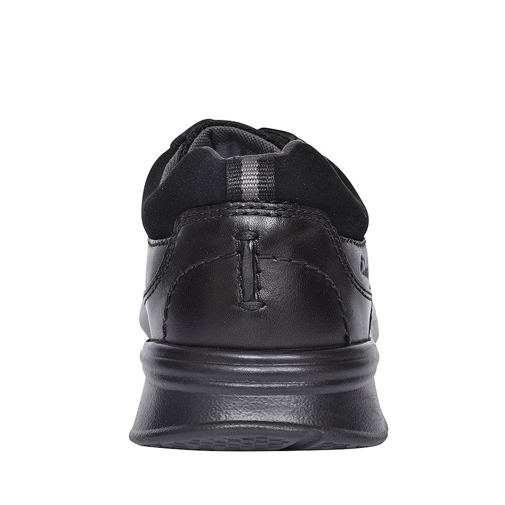Mens Cotrell Edge Black Leather G-fit Shoe In Blk Leather
