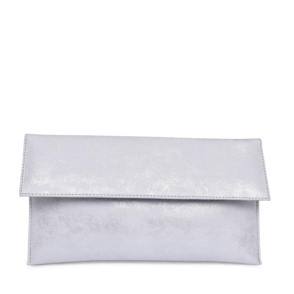 Ladies Bl017 Clutch Bag In Silver