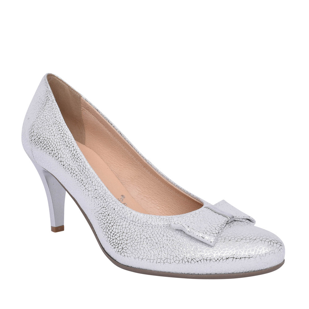 Ladies 5897 G-fit Court Shoe In Silver