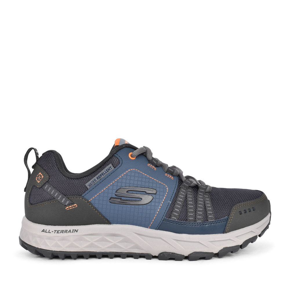 Mens 51591 Escape Plan Laced Walking Trainer In Navy