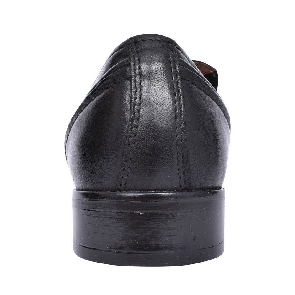 Mens Deegan Leather Slip-on Shoe In Black