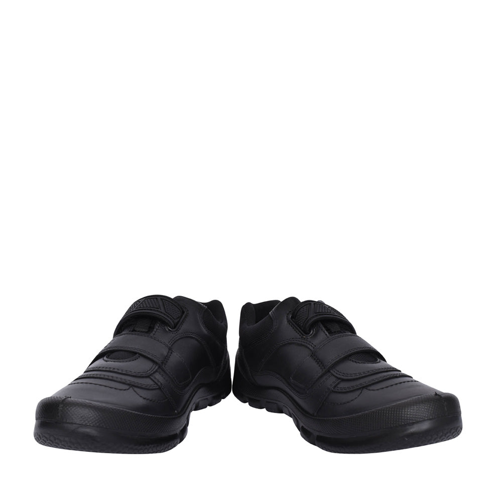 Boys Rhino Warrior Leather Velcro Shoe In Kids F Fit