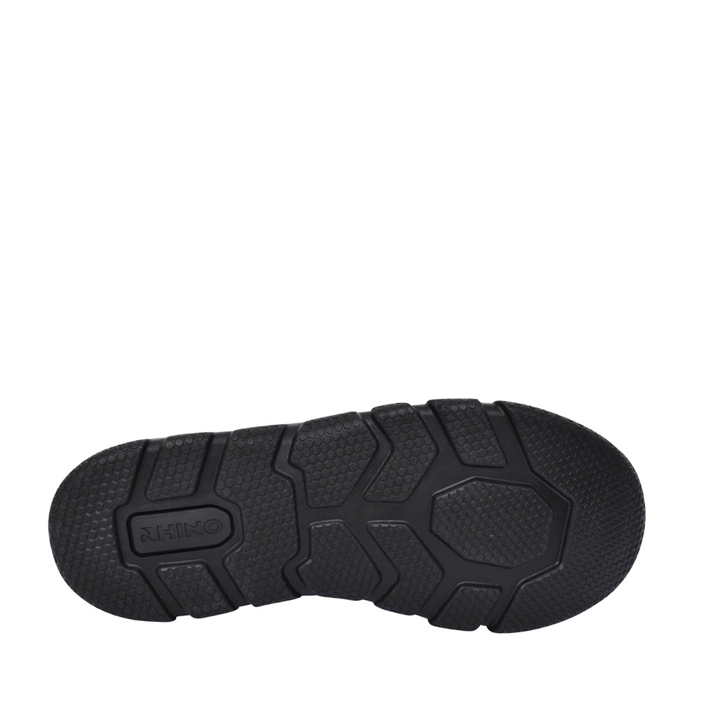 Boys Rhino Sherman Leather Velcro Shoe In Kids G Fit