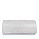 Ladies T11 Clutch Bag In Silver