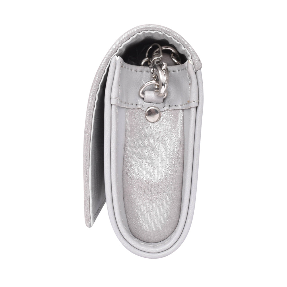 Ladies T11 Clutch Bag In Silver