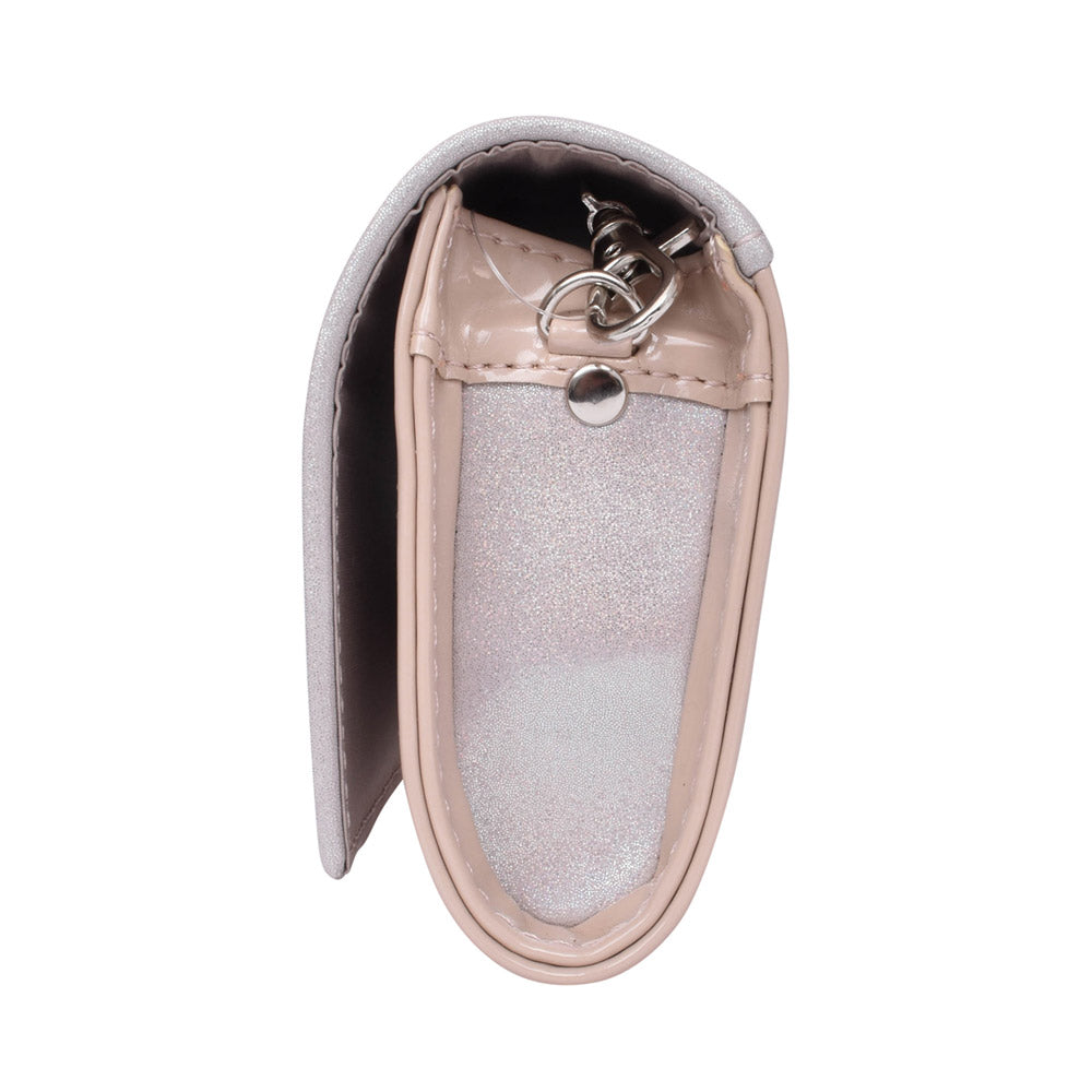 Ladies T11 Clutch Bag In Metallic