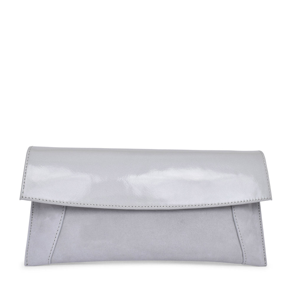 Ladies T1 Clutch Bag In Grey