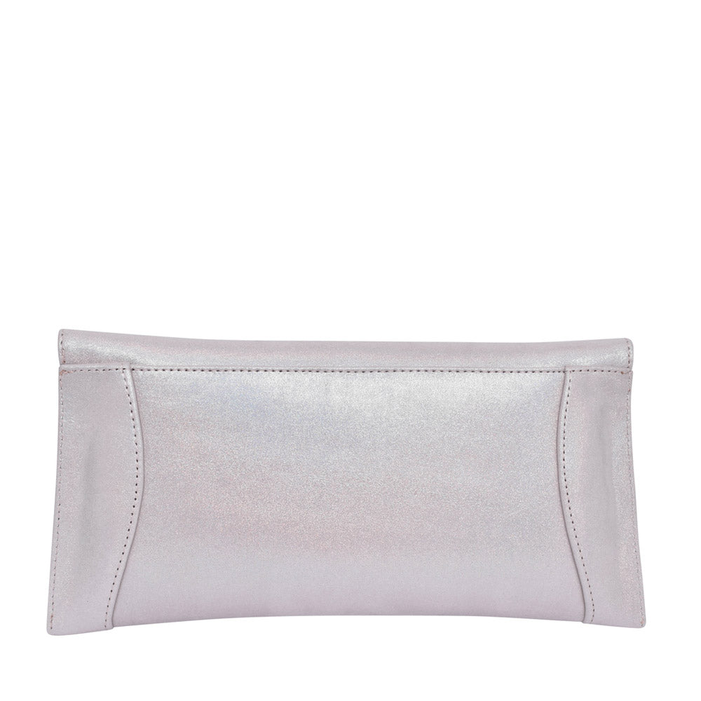 Ladies T1 Clutch Bag In Silver