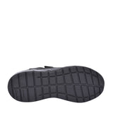 Boys Spark Beam Black Leather Trainer In Kids F Fit
