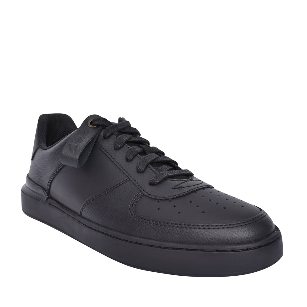 Mens Courtlite Tie G-fit Laced Trainer In Black