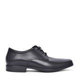 Mens Howard Walk H-fit Shoe In Blk Leather