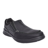 Mens Cotrell Free Leather G-fit Slip-on Shoe In Black