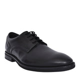 Mens Un Hugh Lace Leather G-fit Shoe In Blk Leather