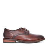 Mens Un Hugh Lace Leather G-fit Shoe In Brown