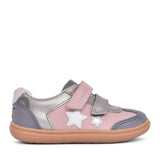 Girls Flash Print Pink Combi Shoe In Kids F Fit