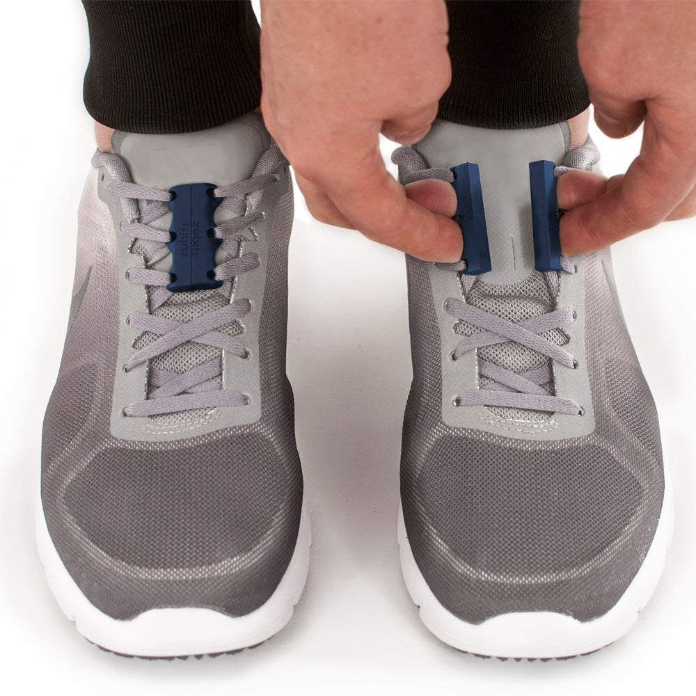Zubits Medium Strength Magnetic Laces In Navy