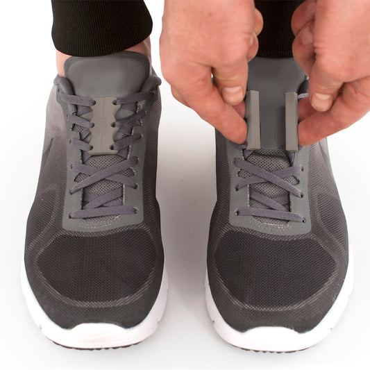 Zubits Medium Strength Magnetic Laces In Grey