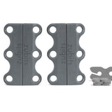 Zubits Medium Strength Magnetic Laces In Grey