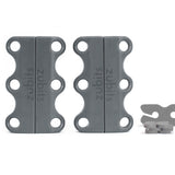 Zubits High Strength Magnetic Laces In Grey