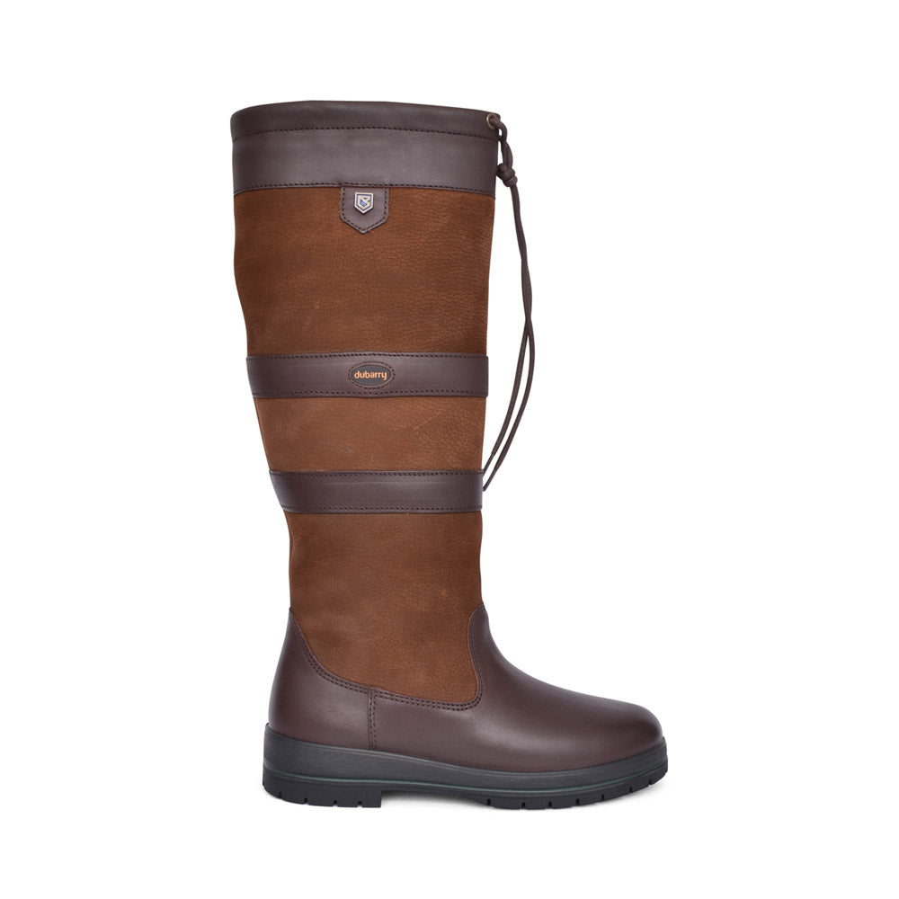 Unisex Galway Leather Country Boot In Walnut