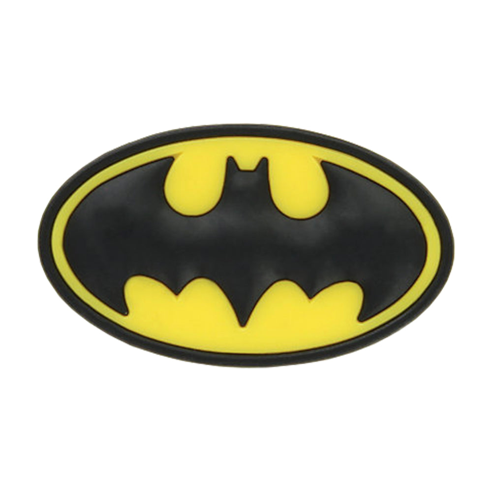 Batman Shield Single Jibbitz Charm In White