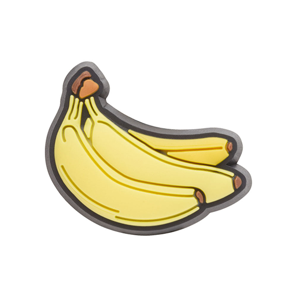 Banana Bunch Single Jibbitz Charm In Yellow