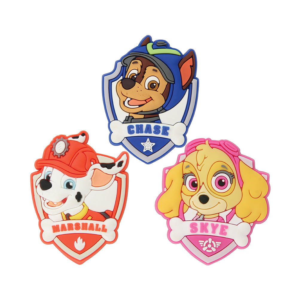 Paw Patrol 3-pack Jibbitz Charms In Multi-colour