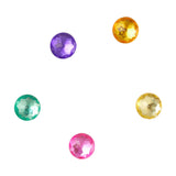 Pastel Gem 5 Pack Jibbitz Charms In Multi-colour