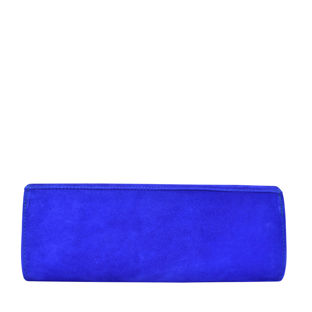 Ladies T20 Diamante Clutch Bag In Cobalt