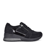 Ladies 939h01 H-clara Laced Trainer In Black